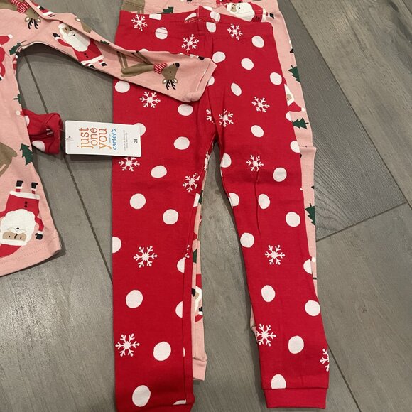 CARTERS CHRISTMAS JAMMIES, 2T, NWT - Picture 3 of 3